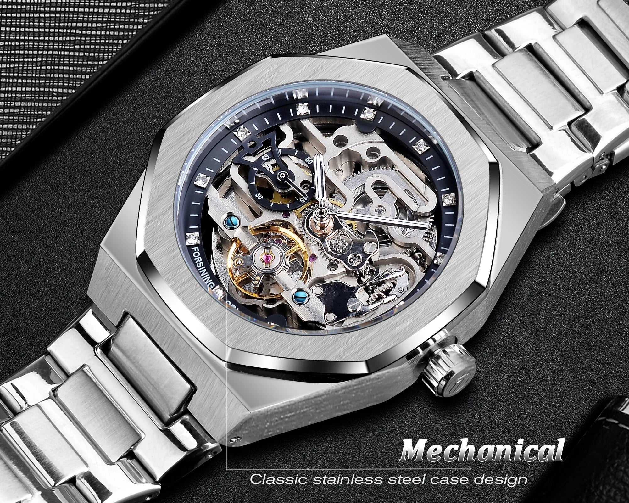 Forsining Casual Automatic Watch Skeleton