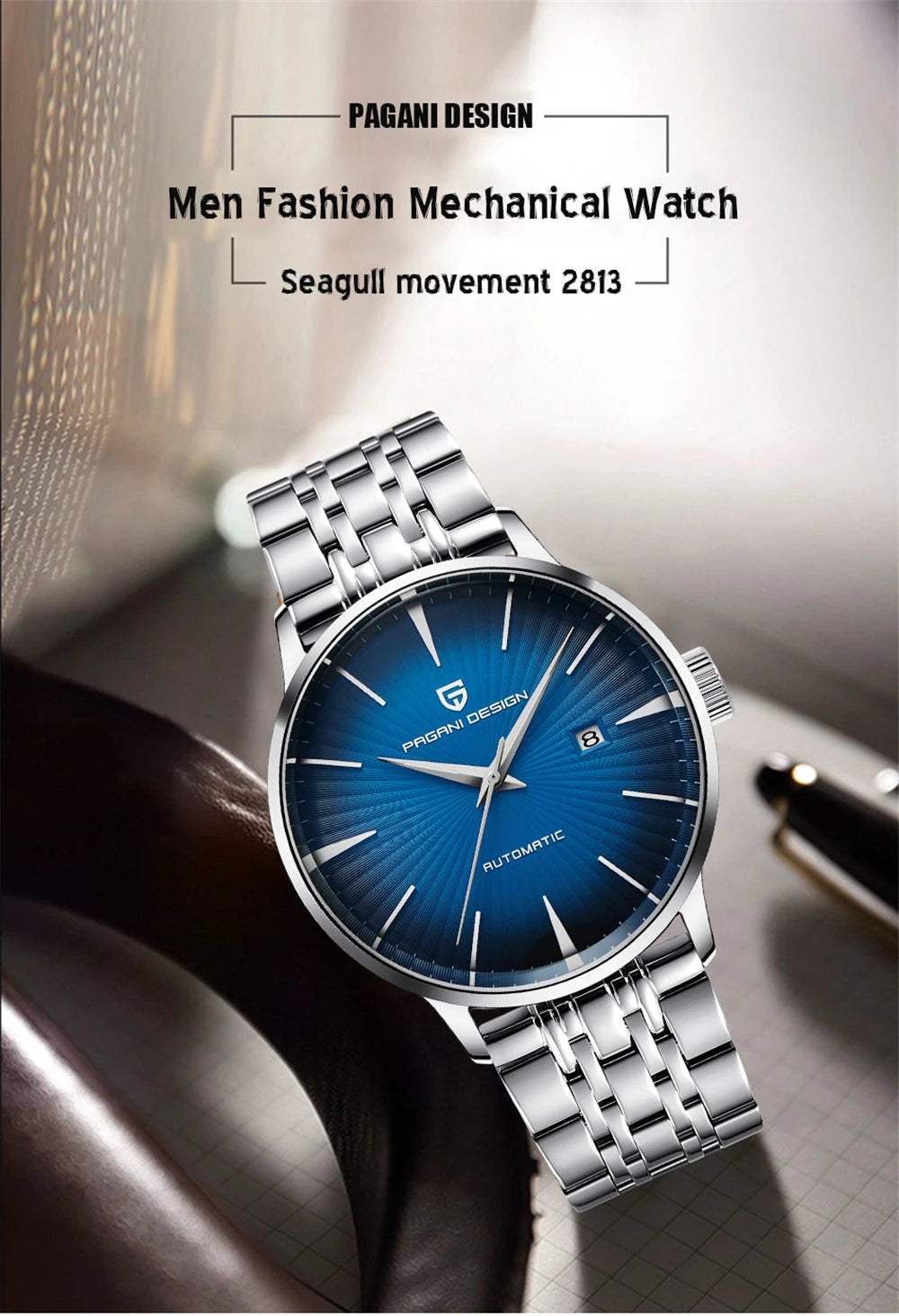 2026 PAGANI DESIGN Men's Watches Automatic Mechanical