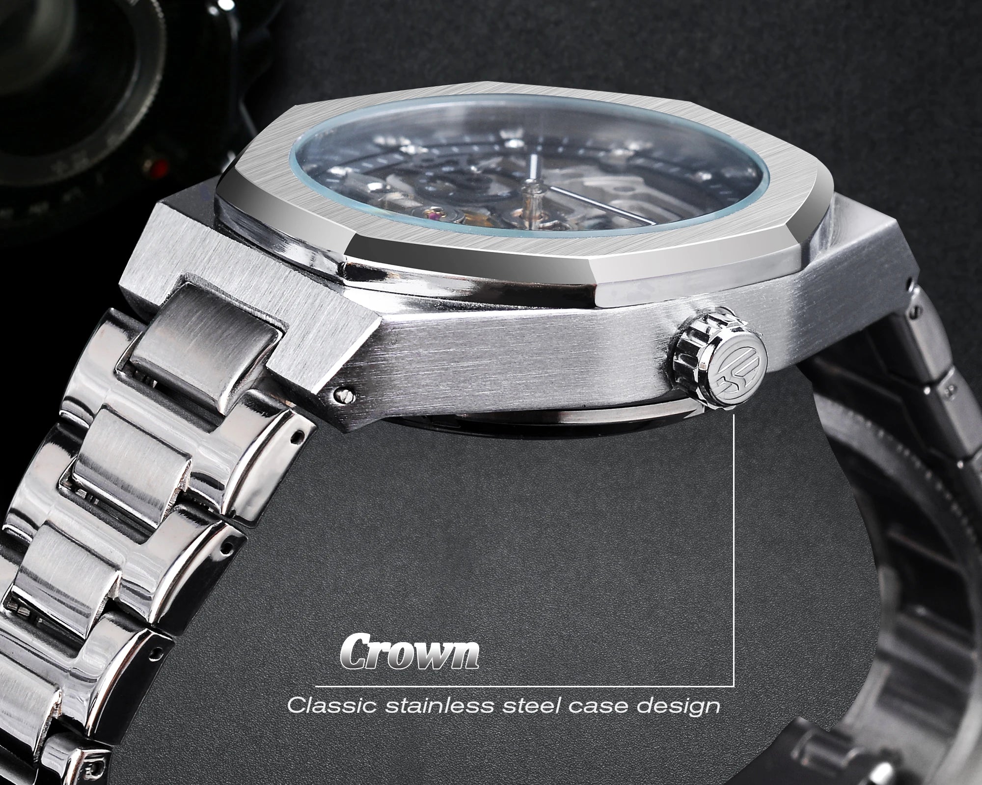 Forsining Casual Automatic Watch Skeleton