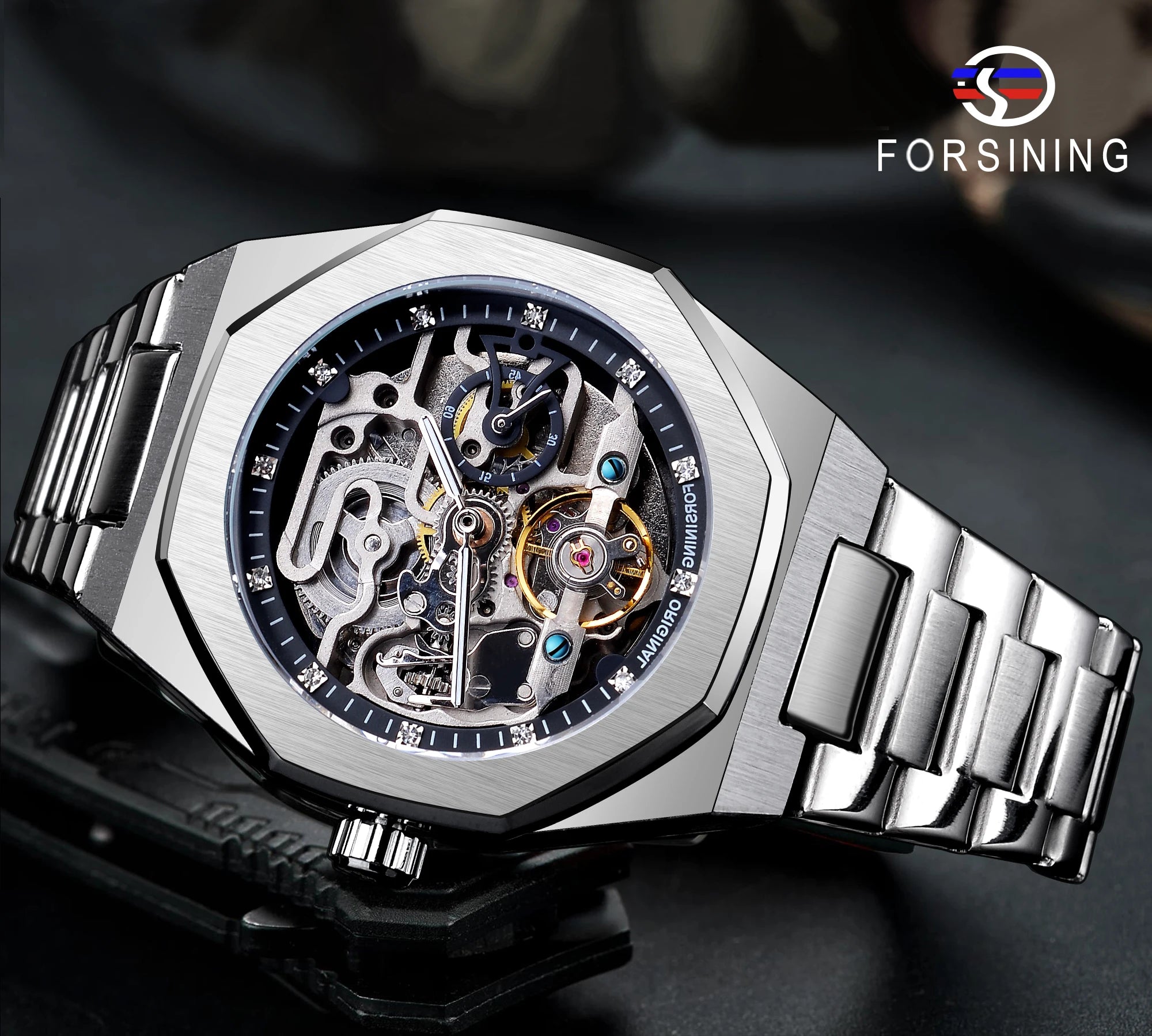 Forsining Casual Automatic Watch Skeleton