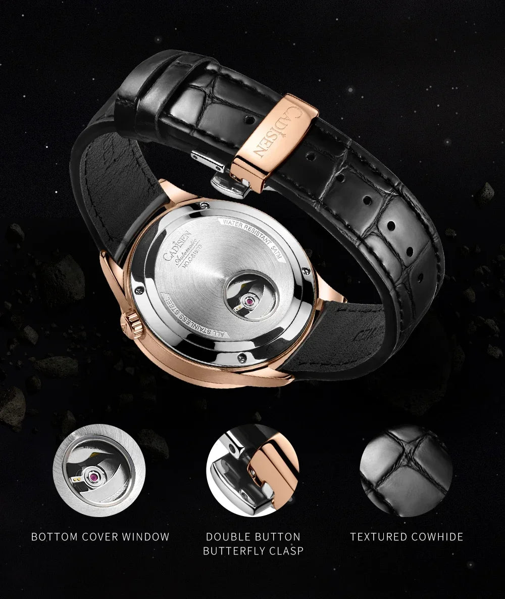 Cadisen Meteorite Skeleton Mechanical Automatic