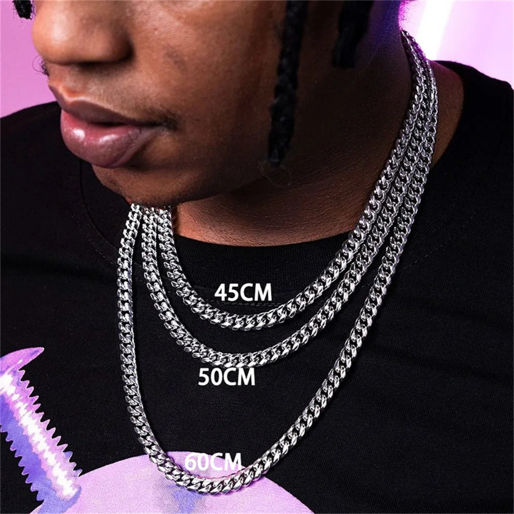 Cuban Chain Necklace Stainless Steel
