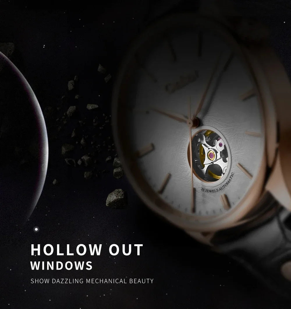 Cadisen Meteorite Skeleton Mechanical Automatic