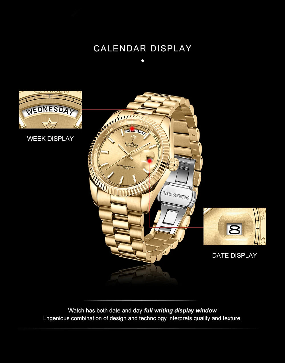 CADISEN DD40 Automatic Watch