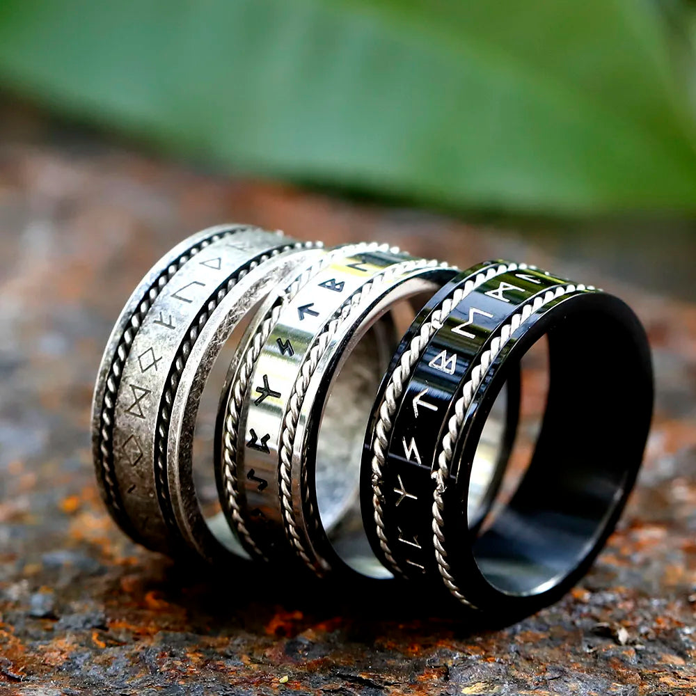 Stainless Steel Viking Ring
