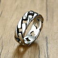Vintage Stainless Steel Rings Links