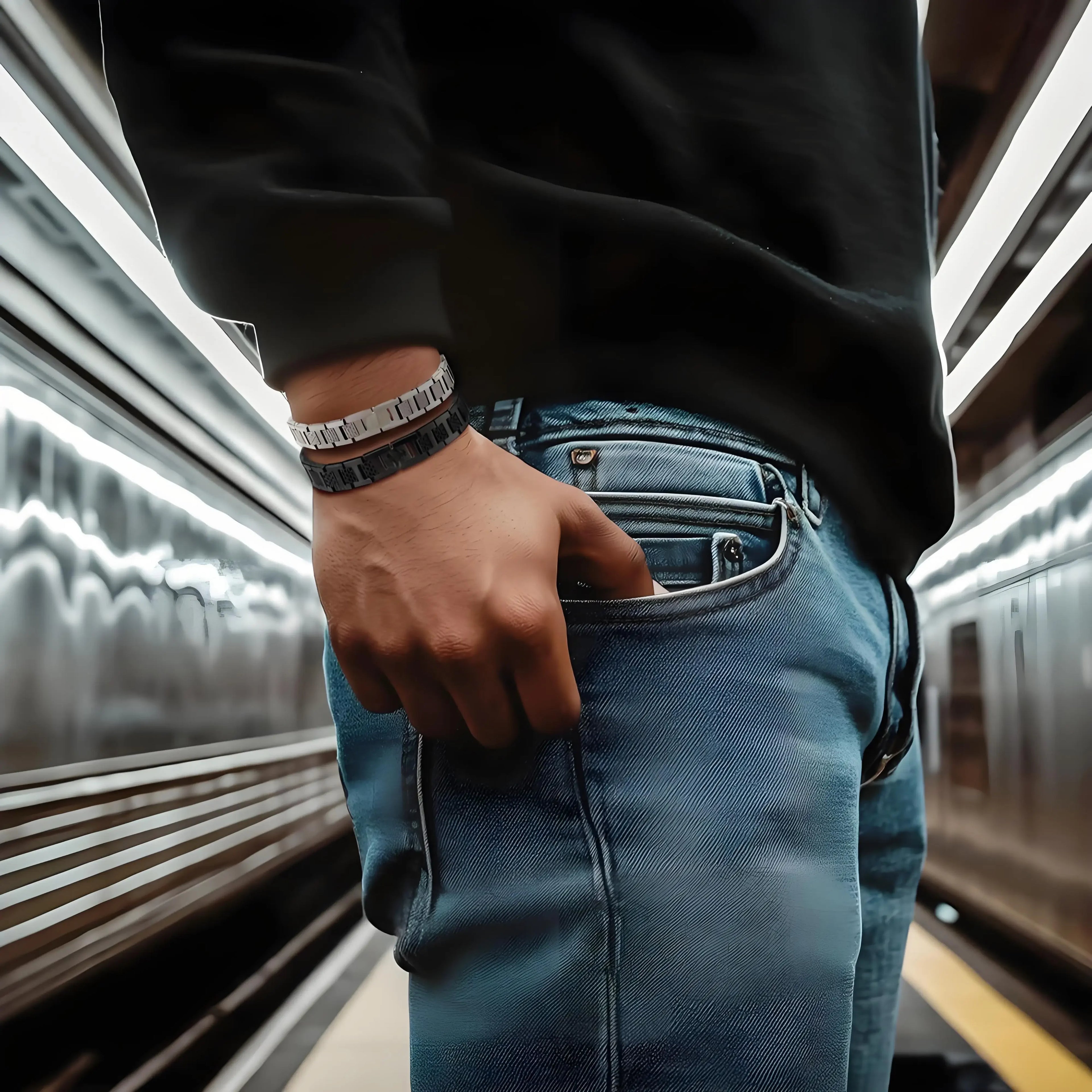 Titanium Steel Men's Bracelet