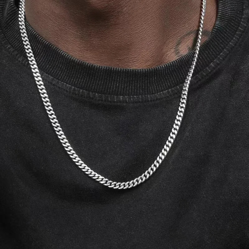 Cuban Chain Necklace Stainless Steel