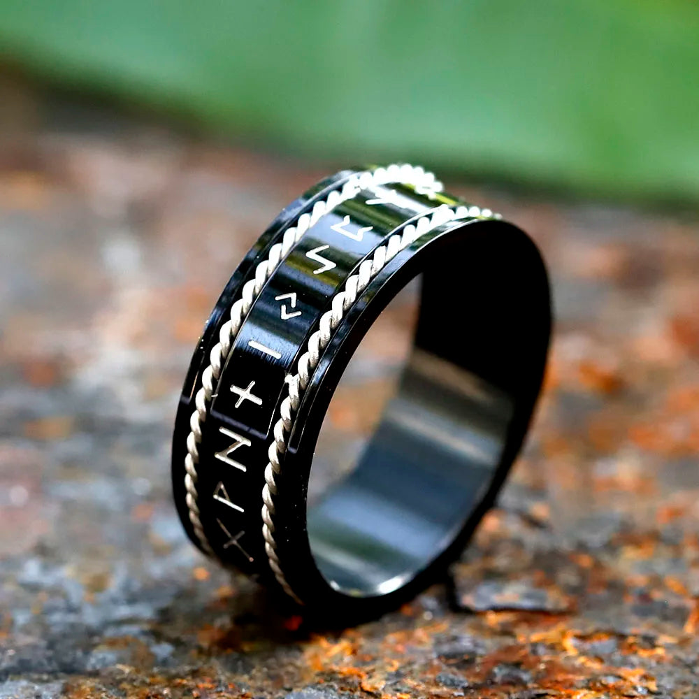 Stainless Steel Viking Ring