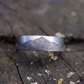 Mountain Print Stainless Steel Ring