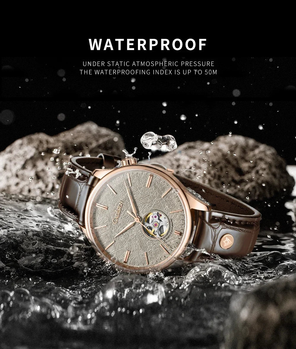 Cadisen Meteorite Skeleton Mechanical Automatic