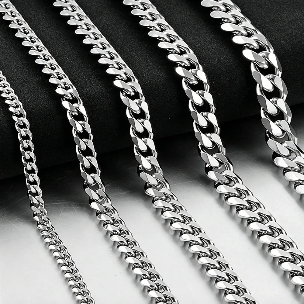 Cuban Chain Necklace Stainless Steel