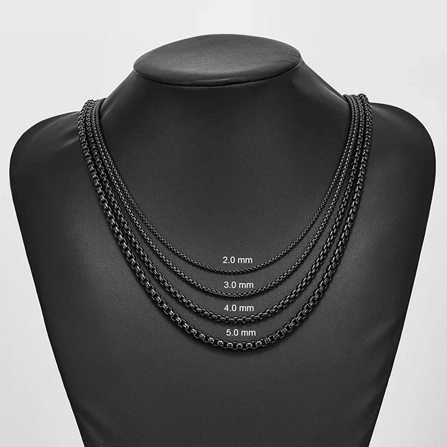 Black Chain Classic CurbStainless Steel