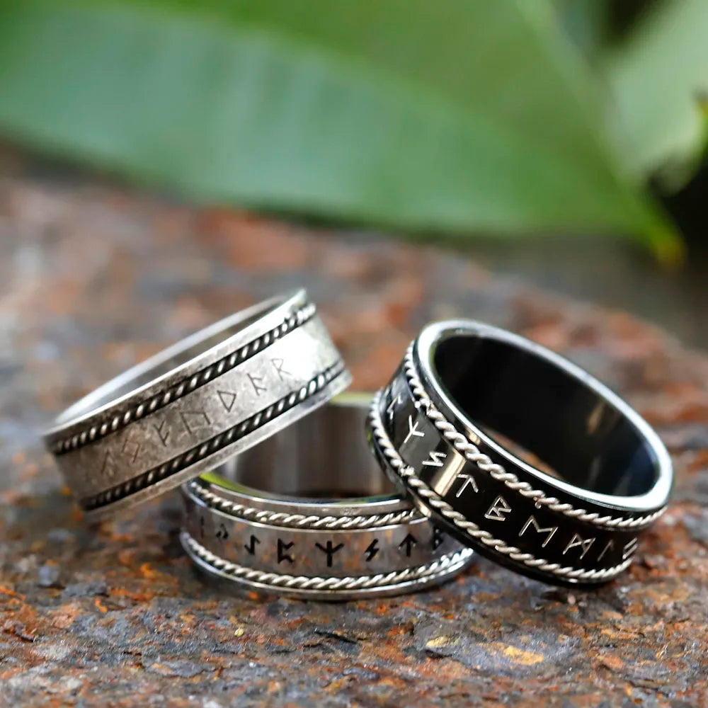 Stainless Steel Viking Ring