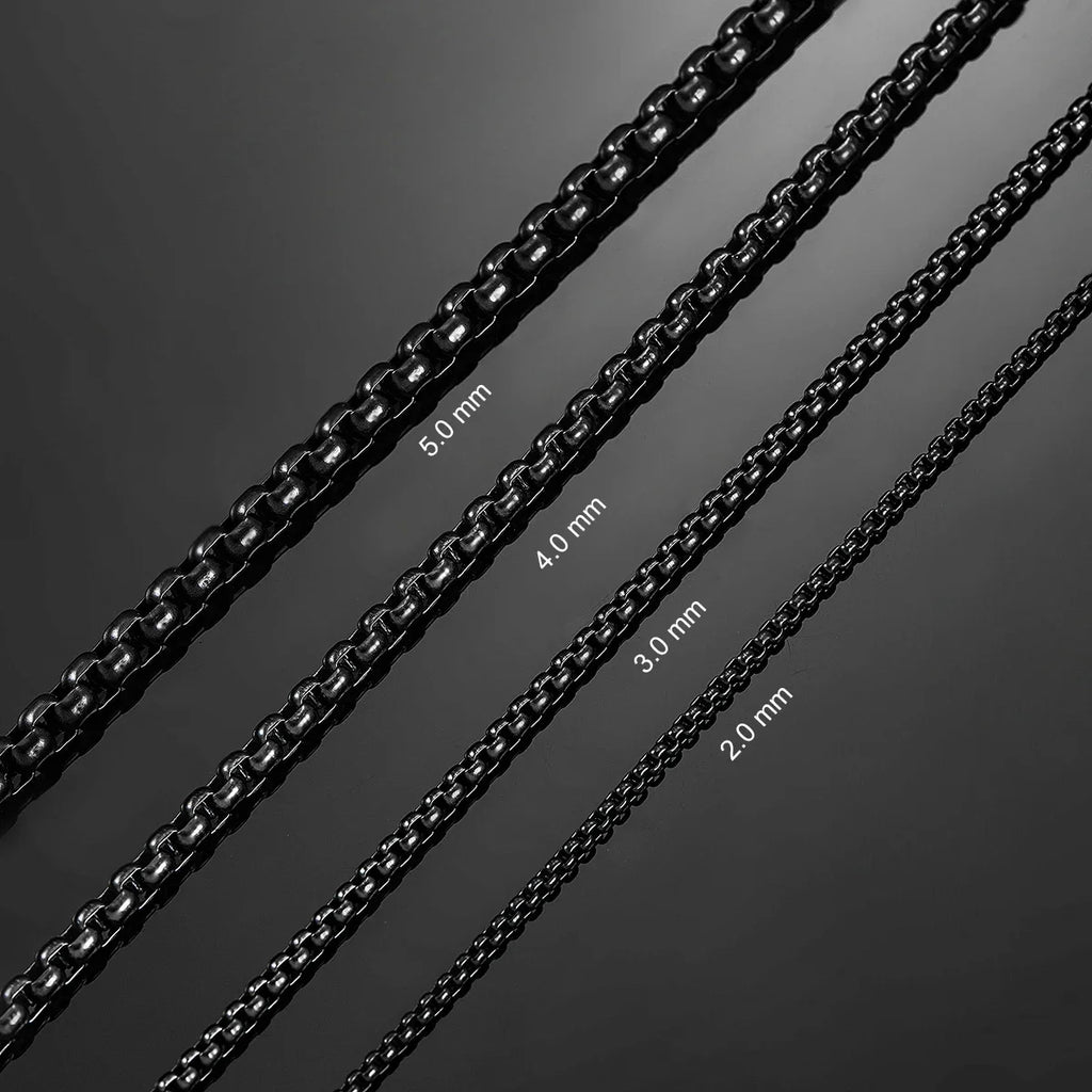 Black Chain Classic CurbStainless Steel