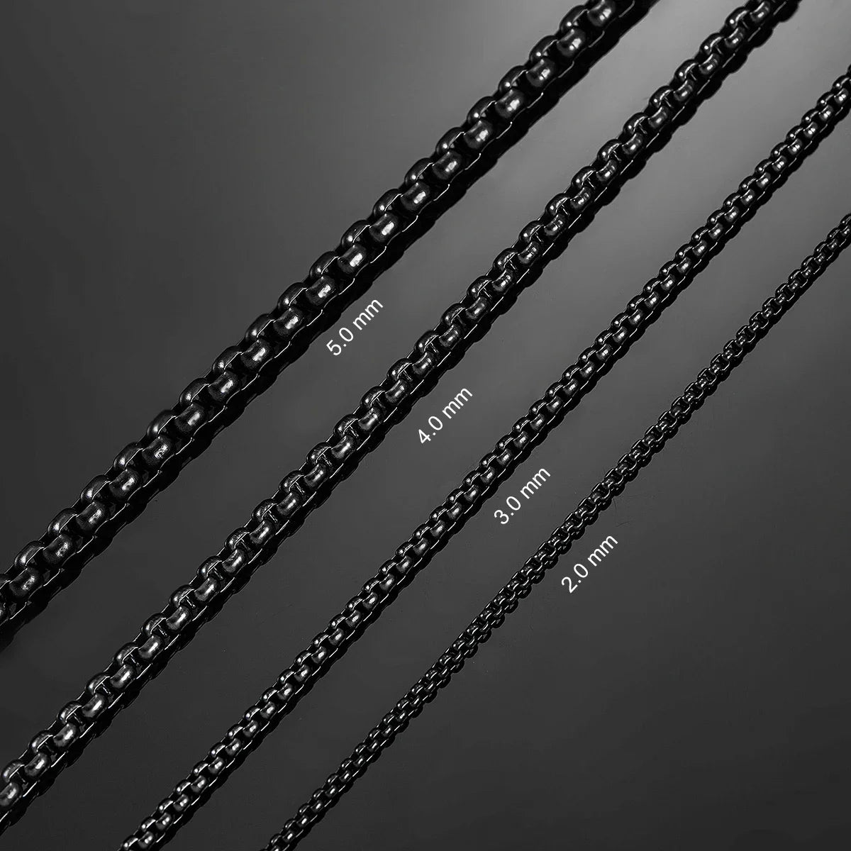 Black Chain Classic CurbStainless Steel