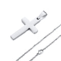 Waterproof Cross Necklaces for Men Stainless Steel