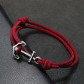 Marine Style Men Anchor Bracelet Adjustable