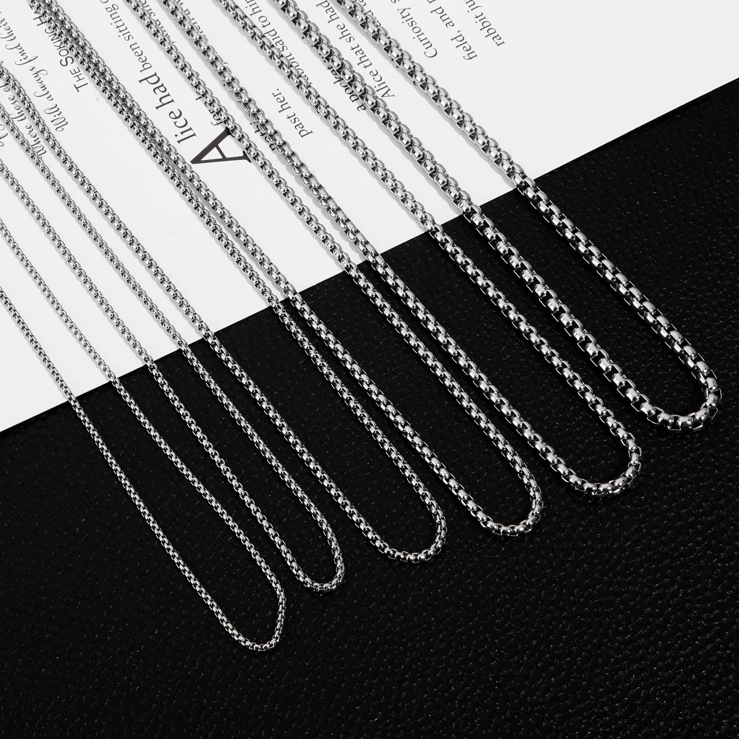 Black Chain Classic CurbStainless Steel