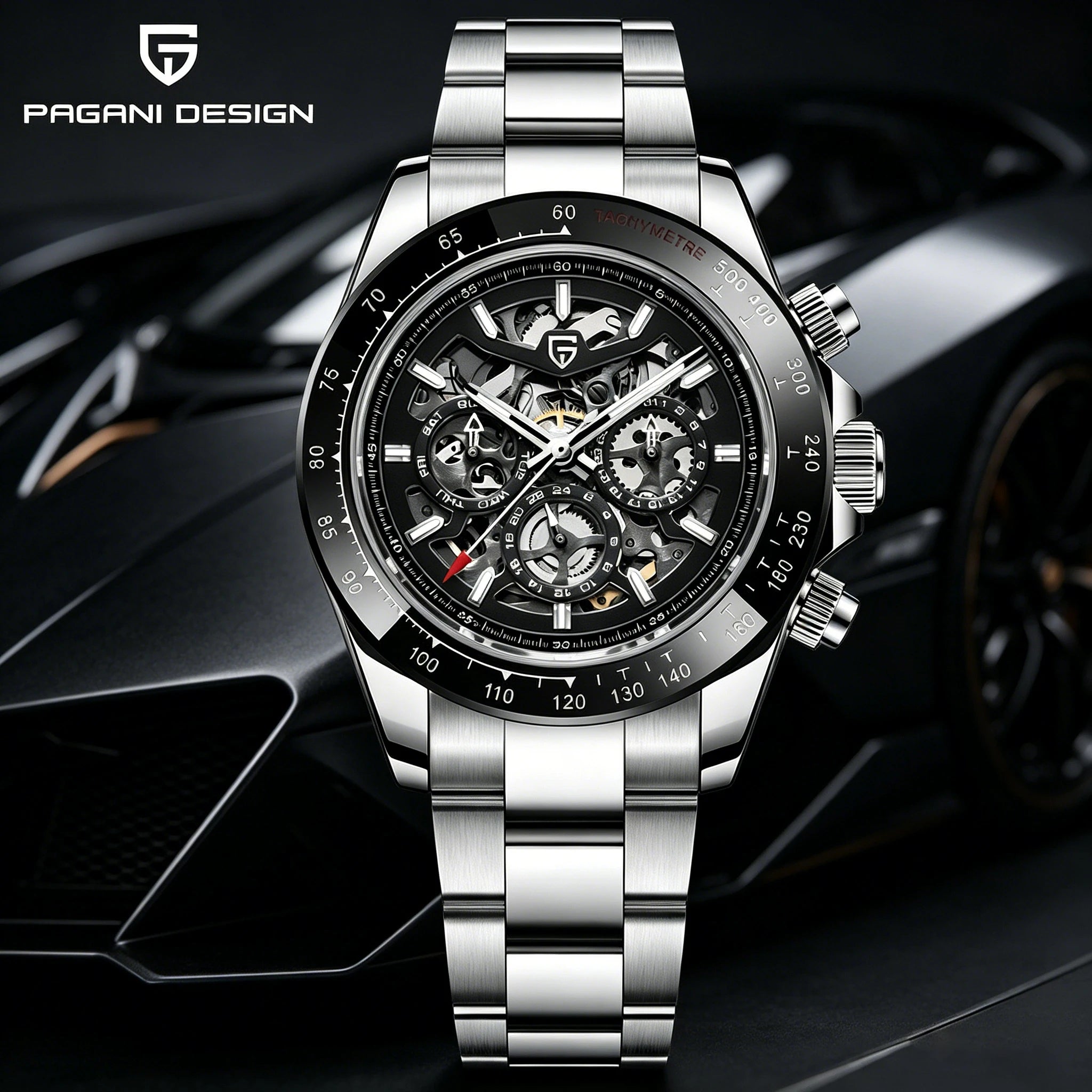 PAGANI DESIGN Automatic Watch Stainless Steel