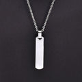 2pcs Vertical Layer Necklaces for Men